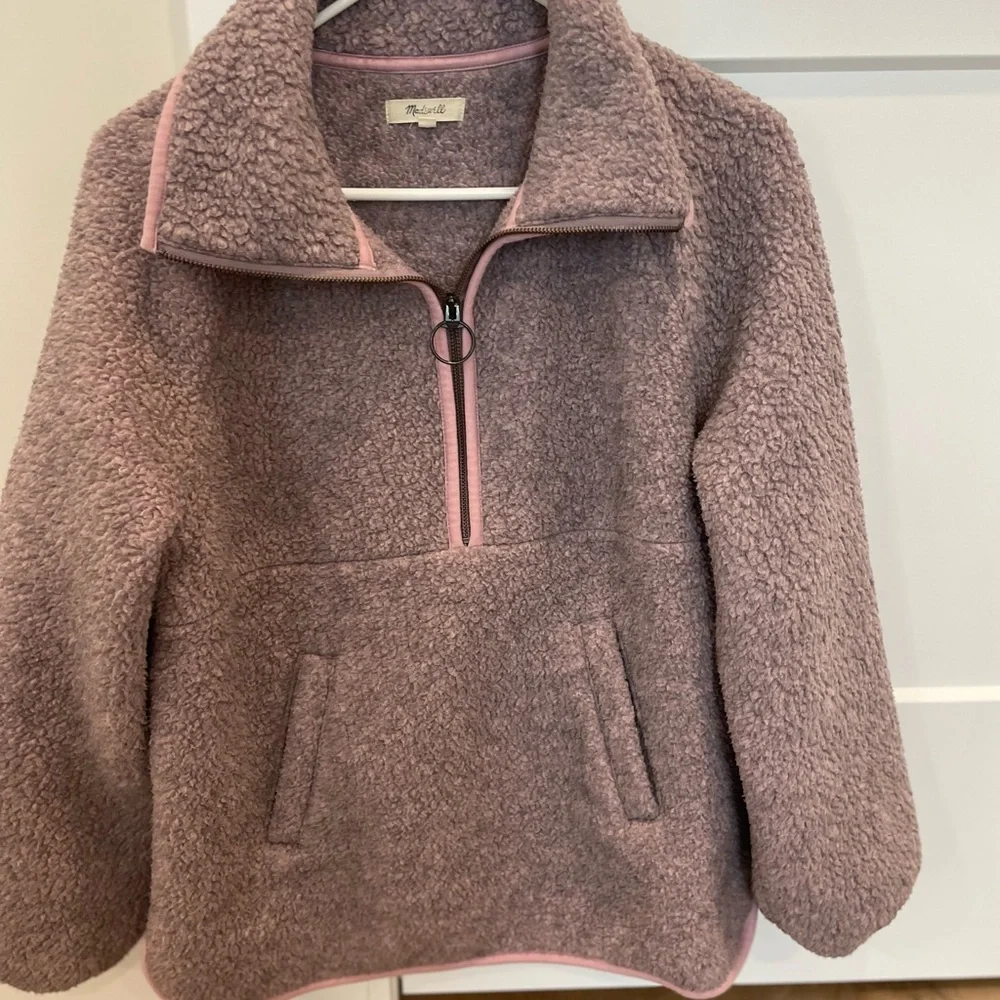 Madewell Lavender Fleece Jacket - Picture 2 of 4